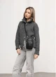 Сумка для телефона Sambag Modena черная с принтом крокодила 19x11x3 см эко-кожа кросс-боди Sambag 55176 - изображение 7