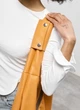 Жіноча сумка Sambag HOBO WEAVE помаранчева містка міська з екошкіри для ноутбука 15.6 дюйма 62281 - зображення 6