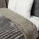 Плед Шарпей Графит 200x220 см с искусственной овчинкой - изображение 6