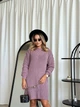 Сукня міді вільного крою RITA, колір Темна пудра розмір One Size - зображення 7