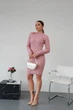 Жіноча вʼязана сукня CHERRY, колір Пудра світла розмір One Size - изображение 1