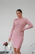 Жіноча вʼязана сукня CHERRY, колір Пудра світла розмір One Size - изображение 4