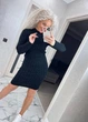 Жіноча вʼязана сукня CHERRY, колір Чорний розмір One Size - зображення 6