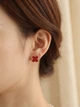 Сережки-цвяшки «Конюшина» з медичної сталі - изображение 3
