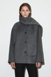 Пальто жіноче коротке COS double-faced wool scarf short jacket 1293753002 XXS Сірий - зображення 1