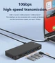 Док станция Blueendless HP1306 13 в 1 USB Type-C концентратор для ноутбука компьютера планшета 13 портов - изображение 5