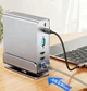 Хаб Док станция Deepfox-2520 13 в 1 с поворотной подставкой USB Type-C концентратор для ноутбука компьютера 13 портов - изображение 4
