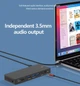 Док станция Blueendless HP1306 13 в 1 USB Type-C концентратор для ноутбука компьютера планшета 13 портов - изображение 11
