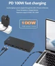Док станция Blueendless HD1306 13 в 1 USB Type-C концентратор для ноутбука компьютера планшета 13 портов - изображение 9