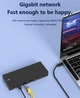 Док станция Blueendless HD1306 13 в 1 USB Type-C концентратор для ноутбука компьютера планшета 13 портов - изображение 10