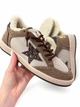 Зимові жіночі кеди Golden Goose бежеві з натуральної шкіри та замші на вовняному хутрі ручного пошиву розмір 41 - зображення 6