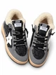 Зимние женские кеды Golden Goose серые из натуральной кожи и замши на шерстяном меху в полной упаковке размер 37 - изображение 7