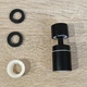 Поворотний аератор на кухонний кран на 2 режими IwConcept IC-60 Black + перехідник - изображение 2