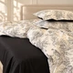 Простирадло на резинці MirSon 120x200+25 см 00-8 Black Flowers поплін (2200009708152) - зображення 4