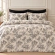 Простынь на резинке MirSon 80x200+25 см 00-8 Black Flowers поплин (2200009708091) - изображение 6