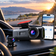 Автомобільний відеореєстратор Yikoo OK-309 4K + 1080P, Wi-Fi, нічне бачення, задня камера, GPS - зображення 4