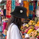 Летняя двухсторонняя панама ромашка с принтом унисекс из хлопка, солнцезащитный головной убор 56-58 см - изображение 8