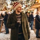 Мужская новогодняя шапка эльфа с помпоном PRIGRIZ, рождественская вязаная полосатая шапка ручной работы. - изображение 7