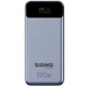 Універсальна мобільна батарея Sigma mobile 30000 мА·год PD 130 Вт З кабелем 100 Вт Срібляста (SI30A7QLX) - зображення 1