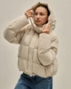 Куртка пуховик CLASNA 327978 молочний M - изображение 2