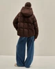 Куртка пуховик CLASNA 327978 коричневий M - изображение 6