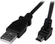 Кабель StarTech USB Type A - Mini-USB B Down Angled M/M 2 m Black (USBAMB2MD) - зображення 1