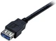Kabel StarTech USB Type A - Type A M/F 2 m Black (USB3SEXT2MBK) - obraz 3