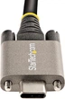 Kabel StarTech USB Type-C - Type-C M/M 10 Gbit/s 0.5 m Black (USB31CCSLKV50CM) - obraz 5