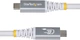 Кабель StarTech USB4 Type-C - Type-С M/M 20 Gbit/s 3 m White (CC3M20GUSB4CXW) - зображення 3