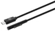 Kabel Manhattan USB Type-C - Surface Connect M/M 1.8 m Black (0766623353632) - obraz 1