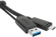 Kabel Targus USB Type-C - Type-C/Type A M/M 1 m Black (ACC1133GLX) - obraz 8