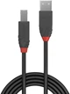Kabel Lindy Anthra USB Type A - Type B M/M 3 m Black (4002888366748) - obraz 2