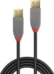 Kabel Lindy Anthra USB Type A - Type A M/M 1 m Black (4002888367516) - obraz 2