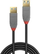Kabel Lindy Anthra USB Type A - Type A M/F 1 m Black (4002888367615) - obraz 2