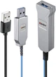 Kabel Lindy USB Type A - 2 x USB Type A M/F 30 m Blue (4002888433457) - obraz 1
