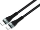 Кабель Conceptronic Fast Charging USB Type-C - Type-C M/M 1.2 m Black (ETTA01B12) - зображення 2