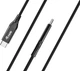 Кабель Equip Ultra Slim USB Type-C - Type-C M/M 1.2 m Black (4015867243657) - зображення 2