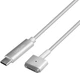 Кабель Logilink USB Type-C - MagSafe 2 M/M 1.8 m Silver (4052792057362) - зображення 2