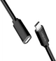 Kabel Logilink USB Type-C - Type-C M/F 1 m Black (4052792074307) - obraz 2