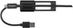 Kabel Targus USB Type-C - Type A F/M 0.1 m Black (ACC110401GLX) - obraz 5