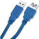 Kabel Techly USB Type A - Type A M/F 3 m Blue (ICOC U3-AA-30-EX) - obraz 9