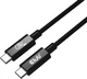Kabel Club 3D USB Type-C - Type-C M/M 2 m Black (CAC-1575) - obraz 3
