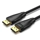 Кабель Vention DP 1.4 відеокабель DisplayPort в обплетенні 10 м Black (HCCBL) - зображення 1