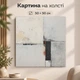 Картина на стену Минималистичная абстракция в светлых тонах 50x50 см MN10027 - изображение 1