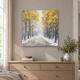 Картина на стену Зимняя березовая аллея 50x50 см MN10034 - изображение 4