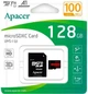 Карта пам'яті Apacer 128GB microSDXC Class 10 UHS-I U1 V10 A1 (AP128GMCSX10UB-R) + SD-адаптер - изображение 2