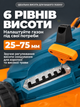Газонокосилка электрическая 2000 Вт для сада и дачи, ширина скашивания 42 см, травосборник 50 л, 6 уровней высоты 25–75 мм, 3500 об/мин - изображение 3