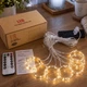 Гирлянда Штора Роса от USB, 3x3 метр, 300 LED, Теплый белый - изображение 2