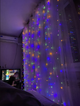 Гірлянда Штора Роса від USB, 3x1 метри, 100 LED, Різнобарвний - зображення 4