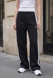 Брюки спортивные женские стаф черные однотонные с логотипом Staff pat logo black L (405477) - изображение 4